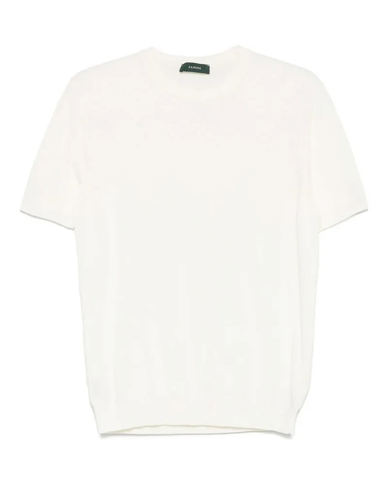 Zanone T-Shirt - Weiß Weiß