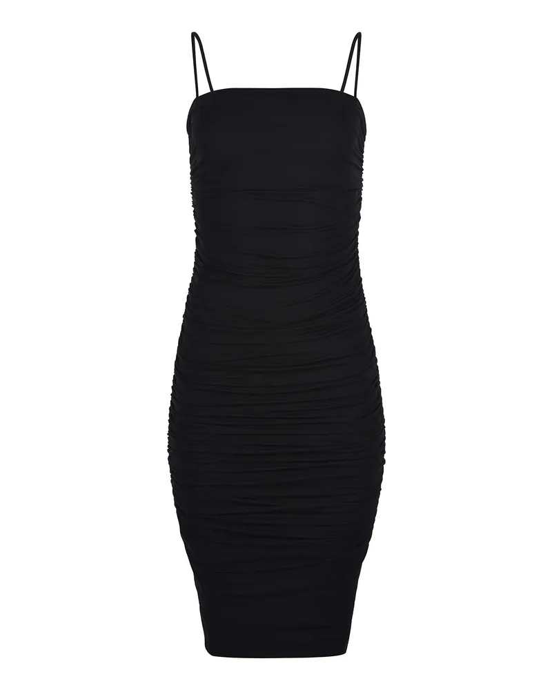 Pinko Knielanges Kleid - Schwarz Schwarz