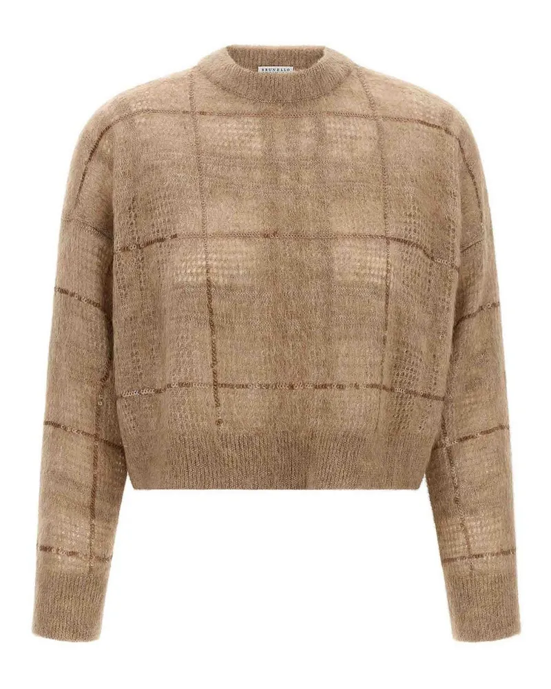 Brunello Cucinelli Rundhalspullover - Beige Beige