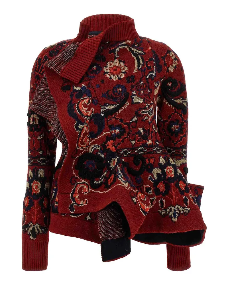 Sacai Cardigan - Rot Rot
