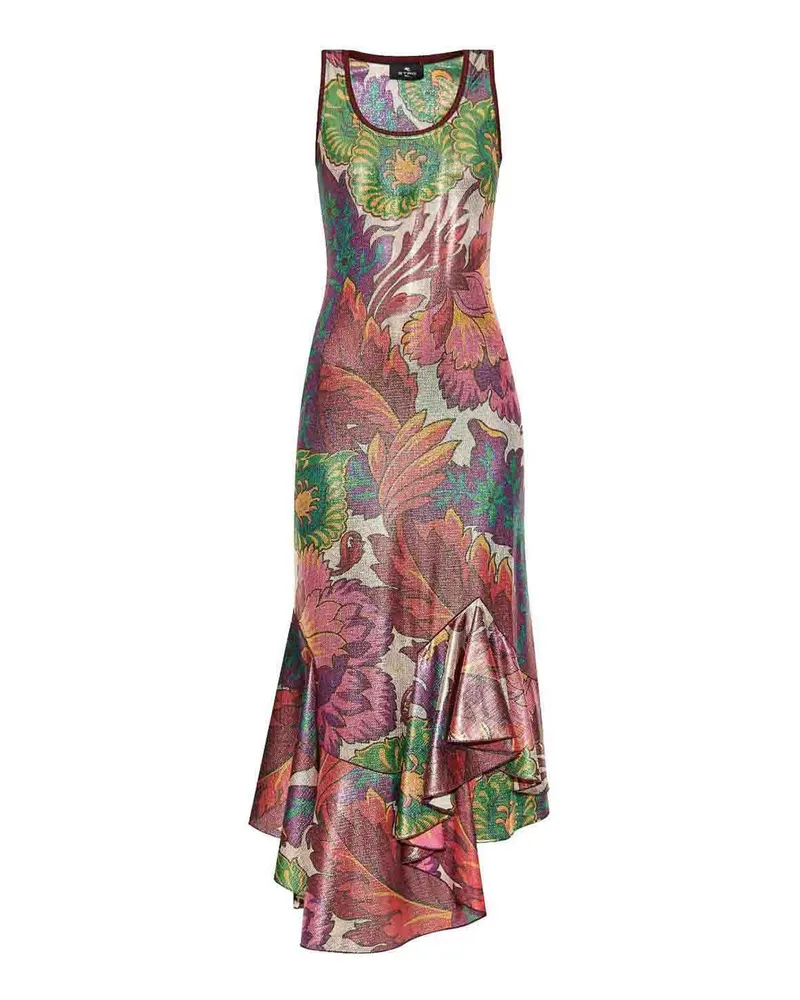 Etro Knielanges Kleid - Bunt Bunt