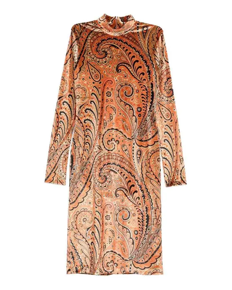 Etro Knielanges Kleid - Orange Orange