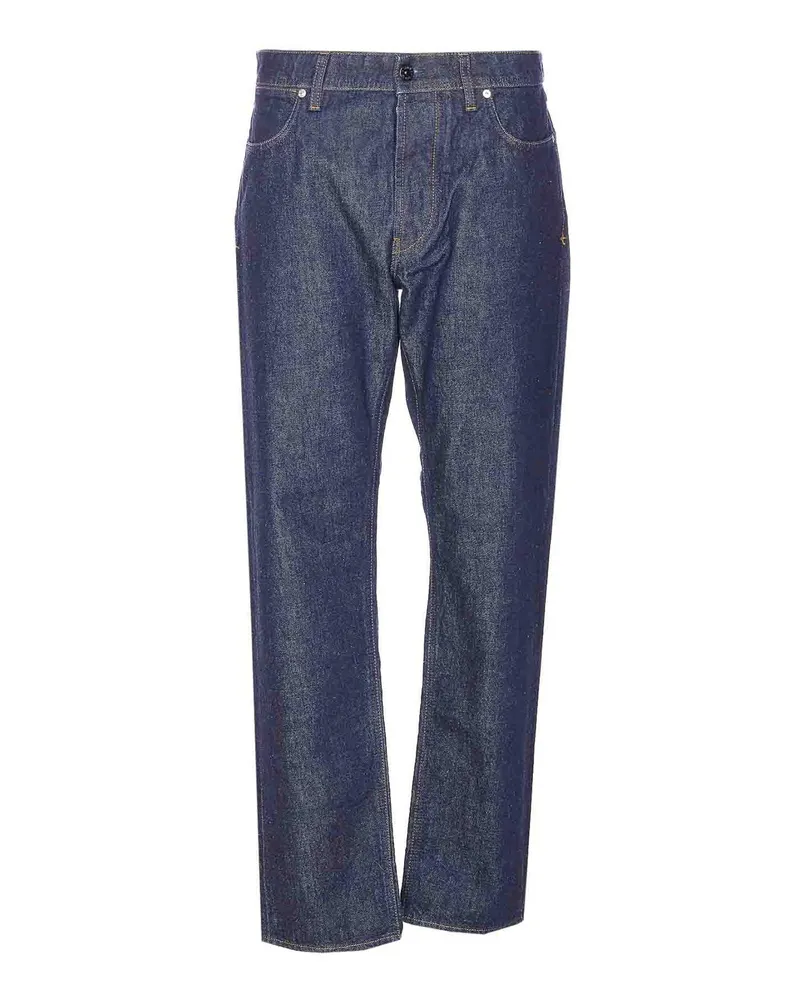 Stone Island Straight Leg Jeans - Blau Blau
