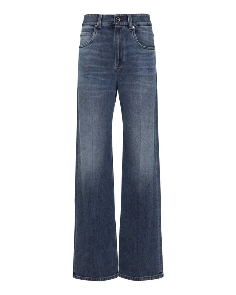 Brunello Cucinelli Bootcut Jeans - Blau Blau