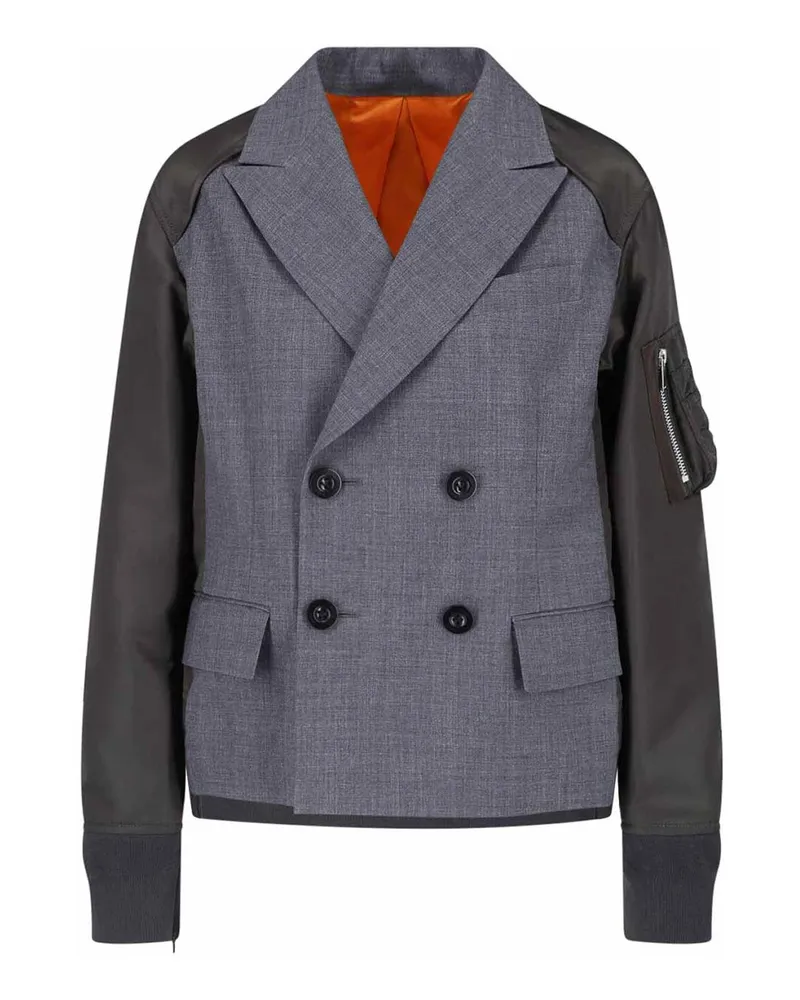 Sacai Blazer - Grau Grau