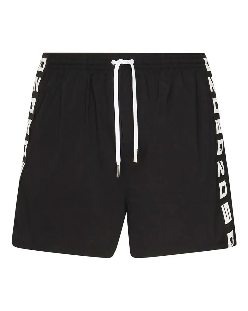 Dsquared2 Badehose - Schwarz Schwarz