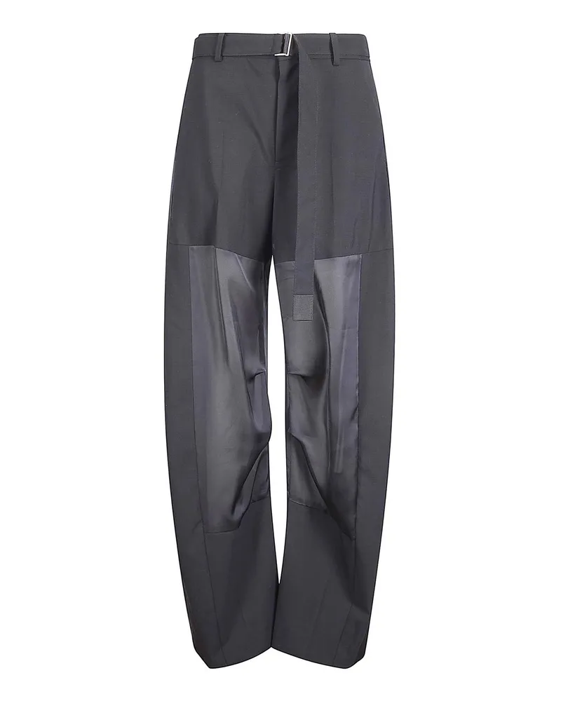 Sacai Casual Hose - Schwarz Schwarz