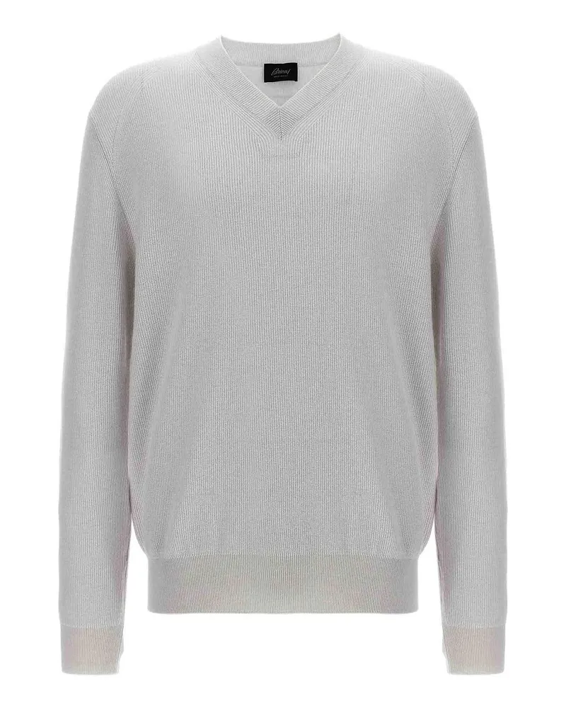 Brioni Cardigan - Weiß Weiß