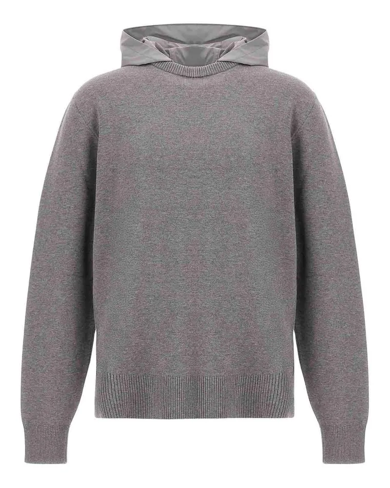 Herno Rundhalspullover - Grau Grau
