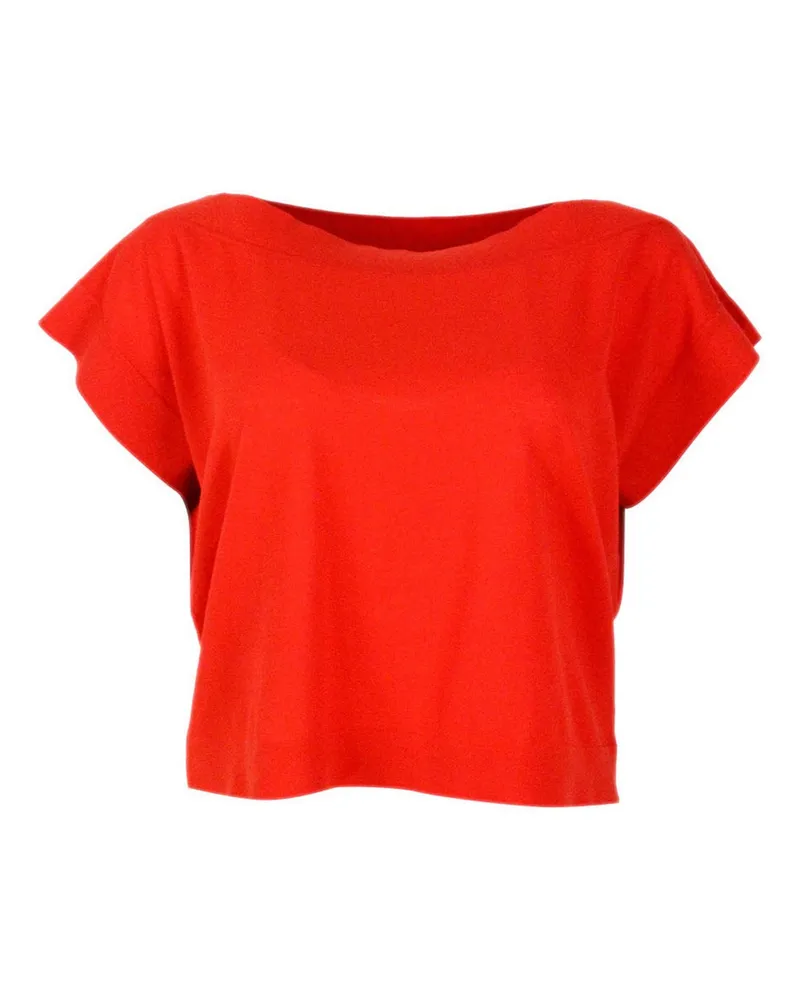 Malo Rundhalspullover - Orange Orange