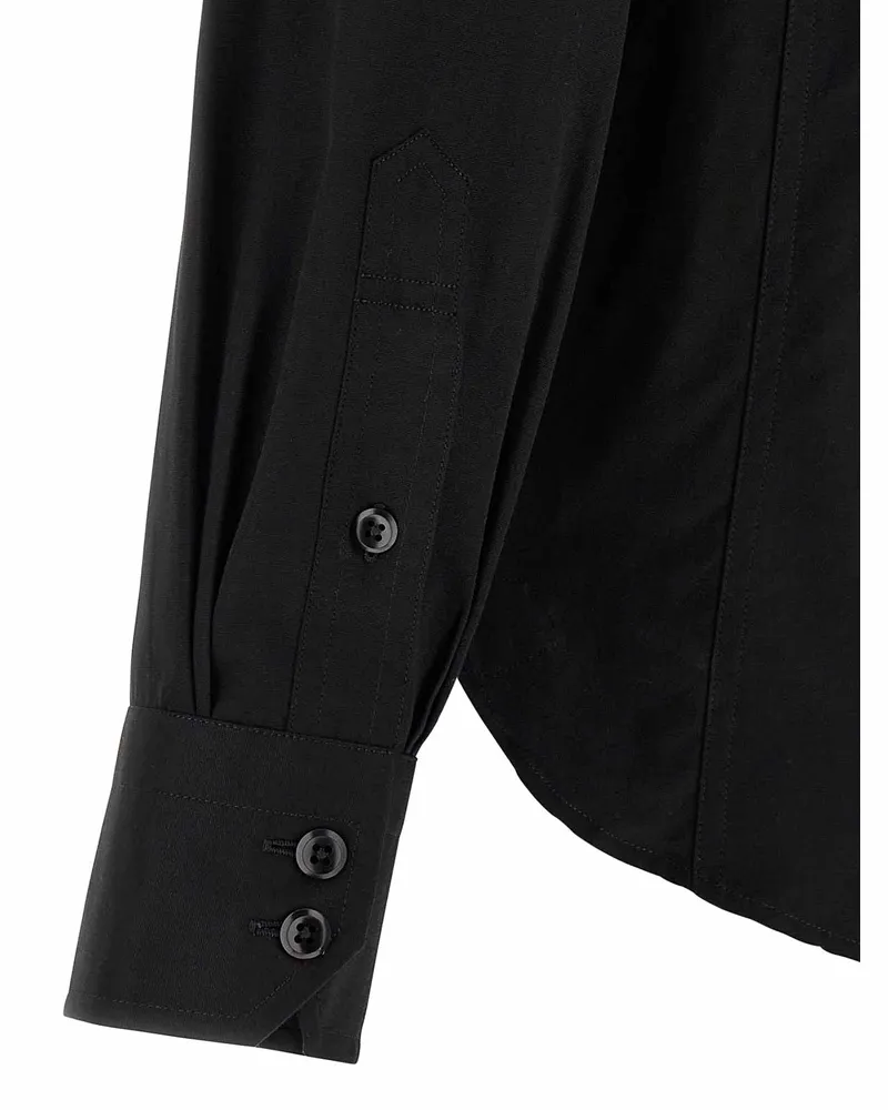 Tom Ford Hemd - Schwarz Schwarz