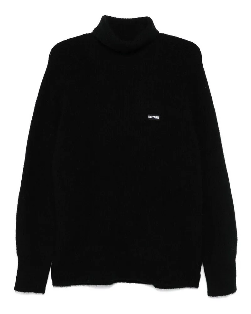 ROTATE Birger Christensen Rollkragenpullover - Schwarz Schwarz