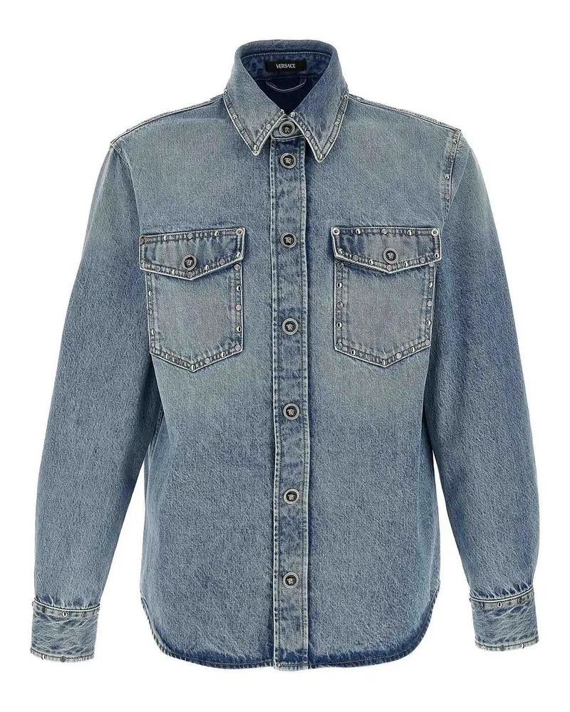 Versace Hemd - Hellblau Hellblau