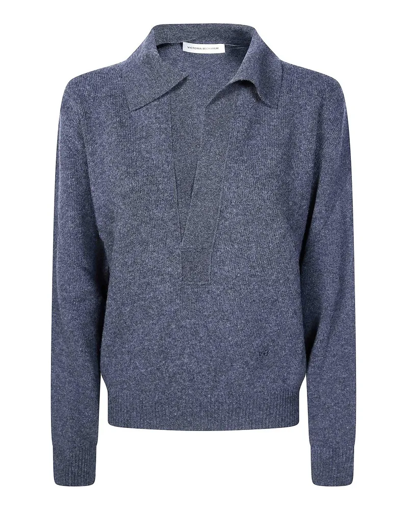 Victoria Beckham Rundhalspullover - Grau Grau