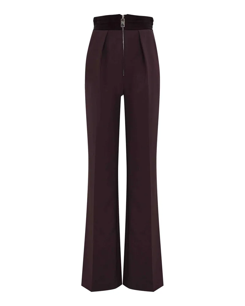Elisabetta Franchi Casual Hose - Dunkel-Lila Dunkel-lila