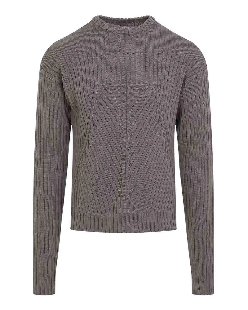 Rick Owens Rundhalspullover - Grau Grau