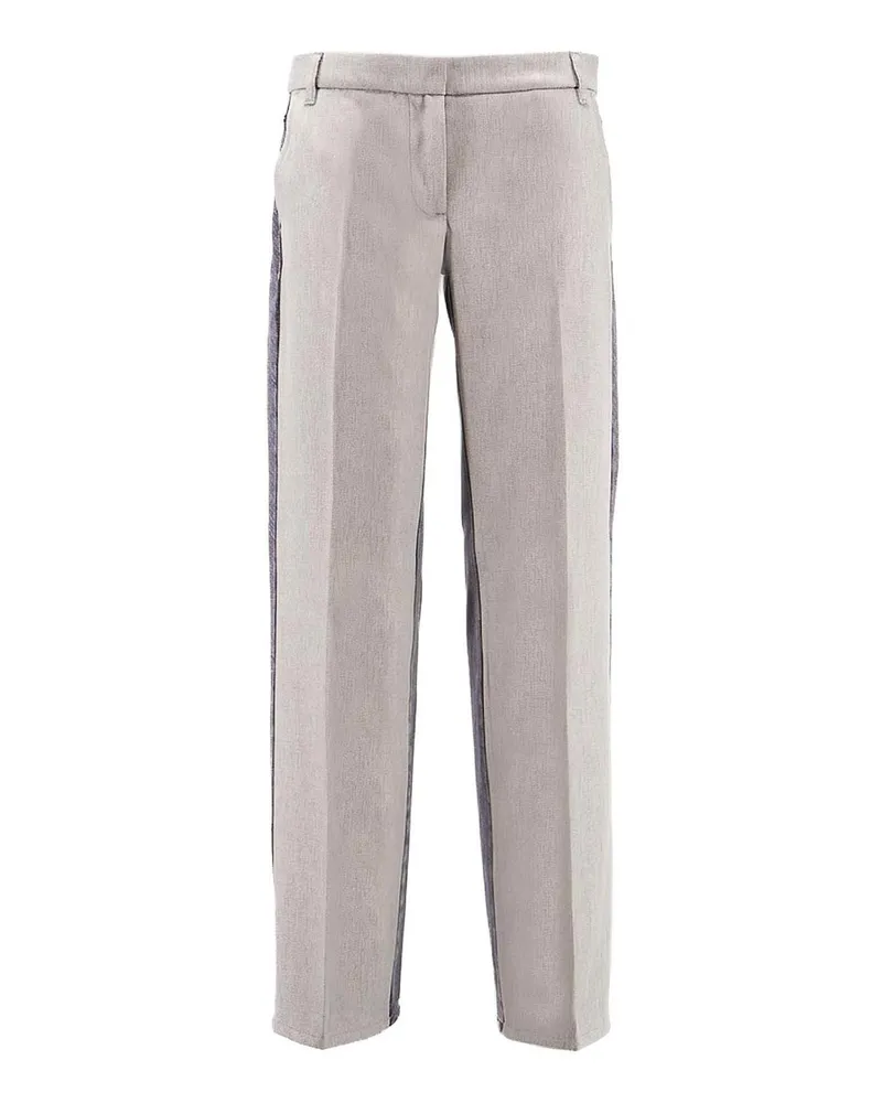 Stella McCartney Formale Hose - Grau Grau