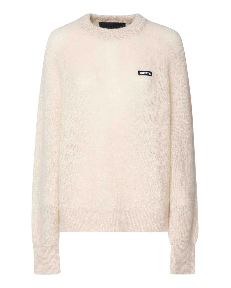 ROTATE Birger Christensen Rundhalspullover - Beige Beige