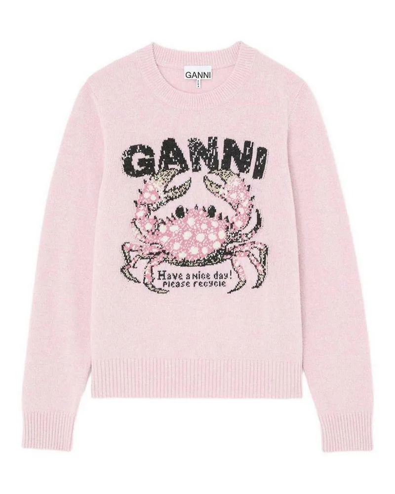 Ganni Sweatshirt - Rosa Rosa