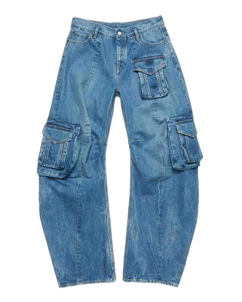 Acne Studios Casual Hose - Blau Blau