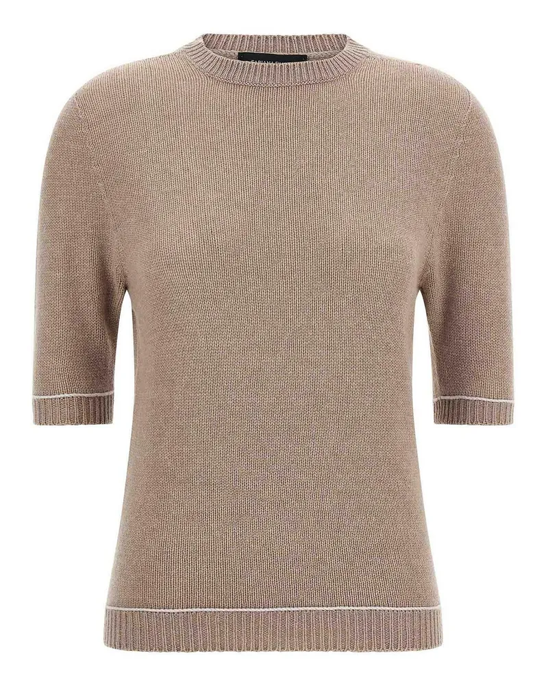 Fabiana Filippi Rundhalspullover - Beige Beige
