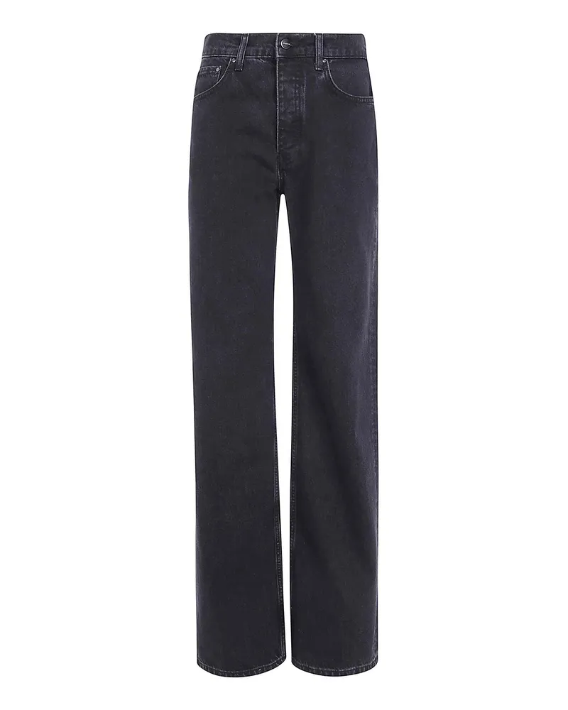 Anine Bing Straight Leg Jeans - Schwarz Schwarz