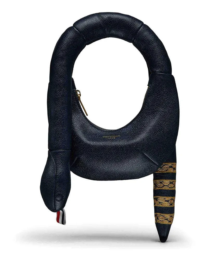 Thom Browne Schultertasche - Dunkelblau Dunkelblau