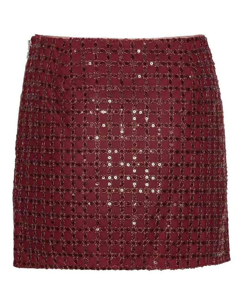 ROTATE Birger Christensen Minirock - Rot Rot