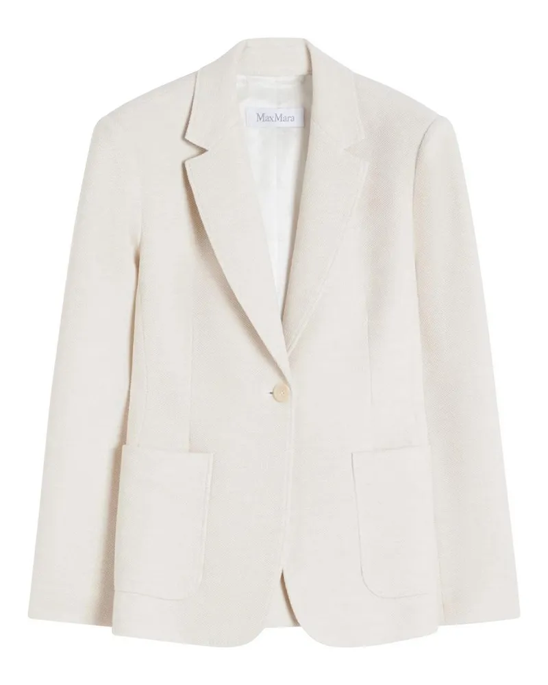 Max Mara Blazer - Weiß Weiß