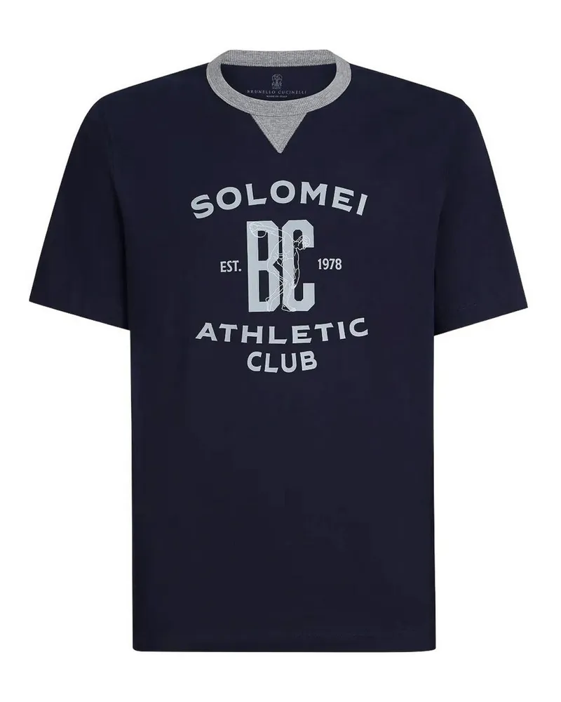 Brunello Cucinelli T-Shirt - Blau Blau