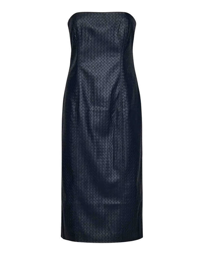 ROTATE Birger Christensen Knielanges Kleid - Blau Blau
