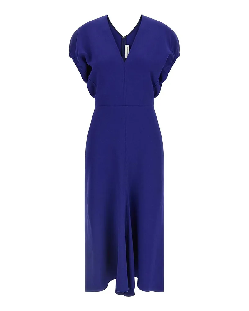 Victoria Beckham Knielanges Kleid - Blau Blau