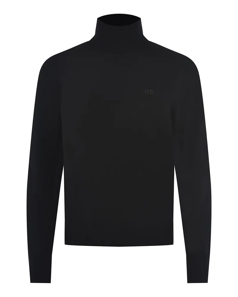 Dsquared2 Rundhalspullover - Schwarz Schwarz
