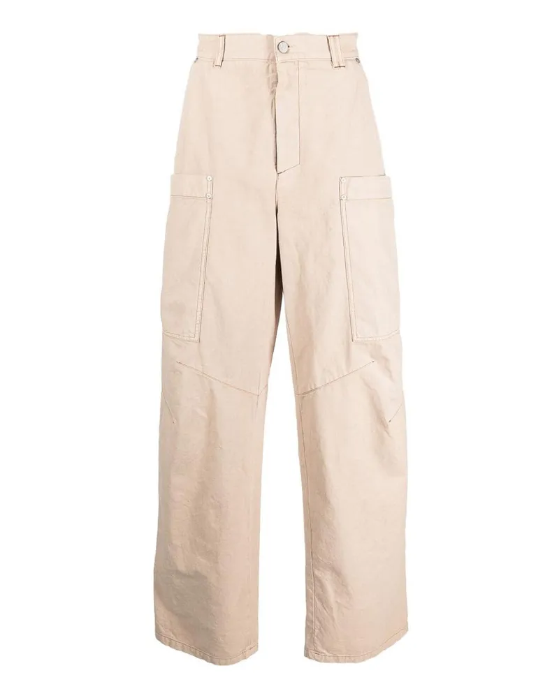 Palm Angels Casual Hose - Beige Beige