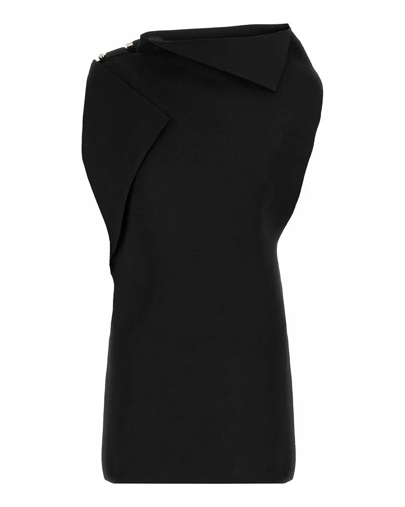 Jacquemus Knielanges Kleid - Schwarz Schwarz