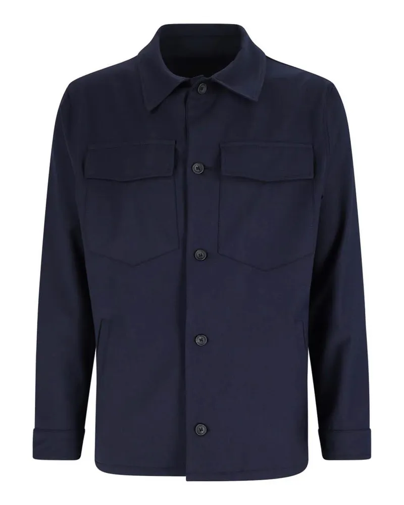 PLAN C Hemd - Blau Blau