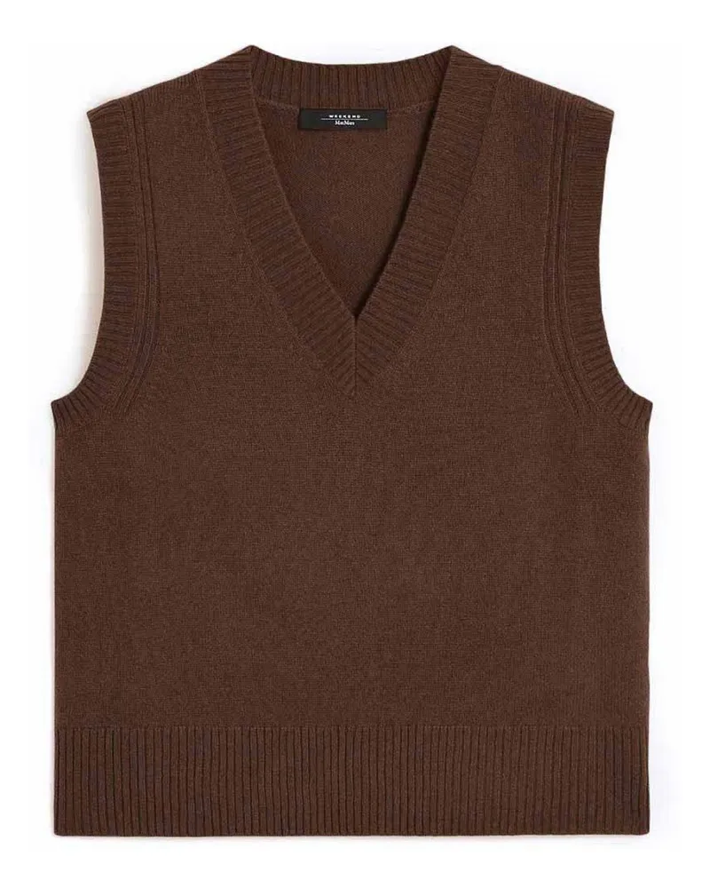 Max Mara Weste - Dunkelbraun Dunkelbraun