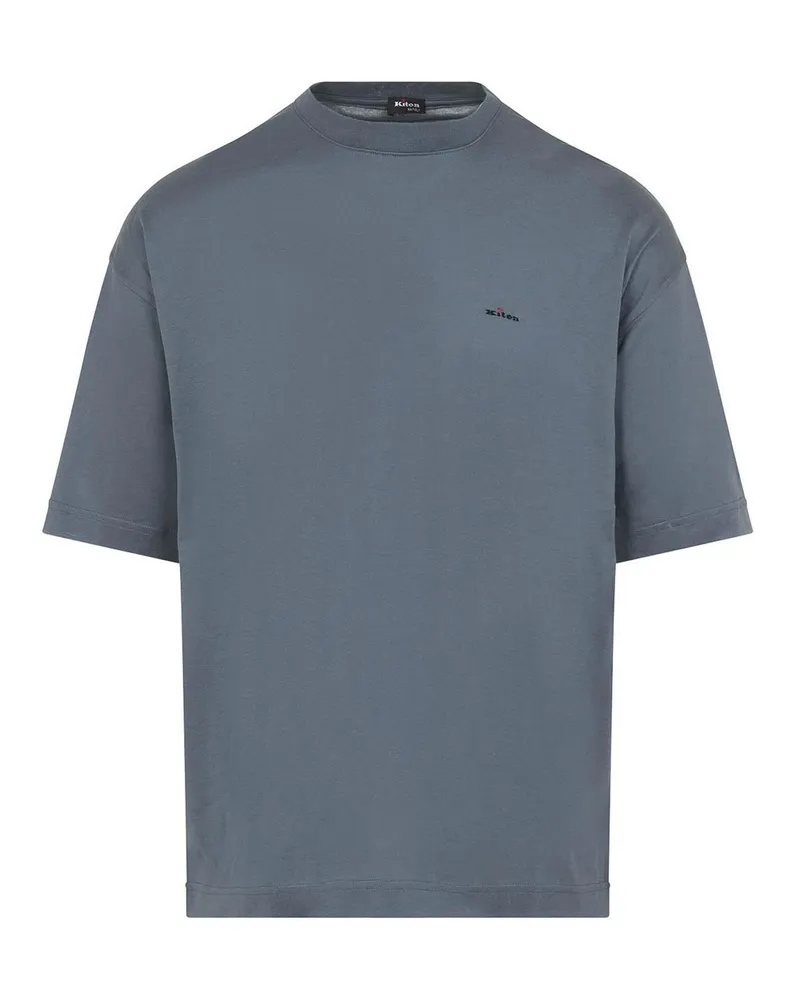 Kiton T-Shirt - Grau Grau