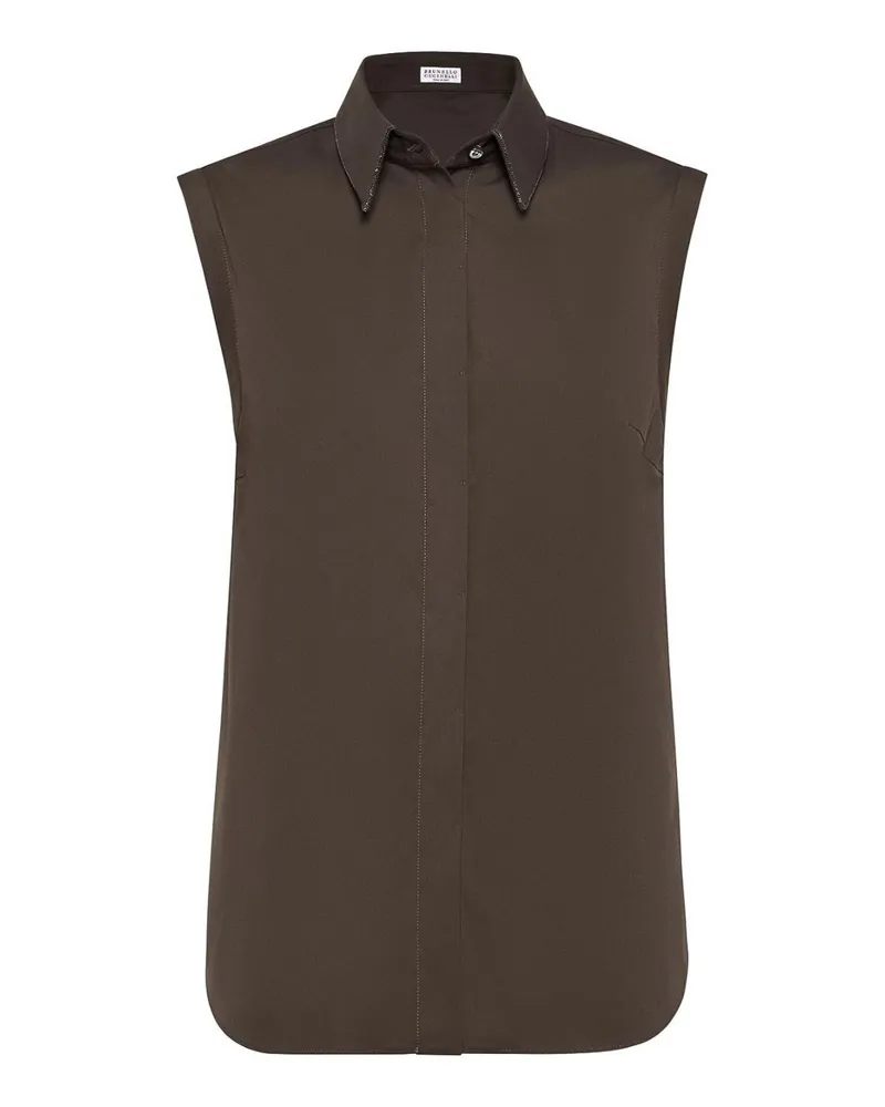 Brunello Cucinelli Hemd - Braun Braun
