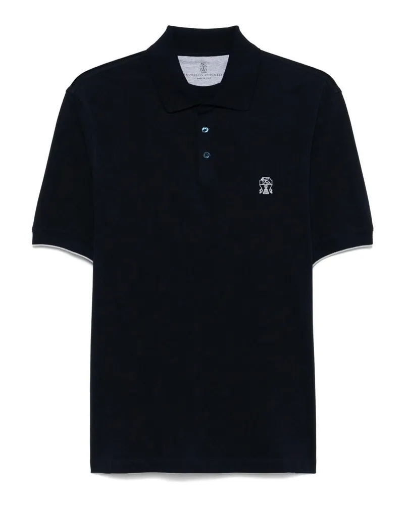 Brunello Cucinelli Poloshirt - Blau Blau