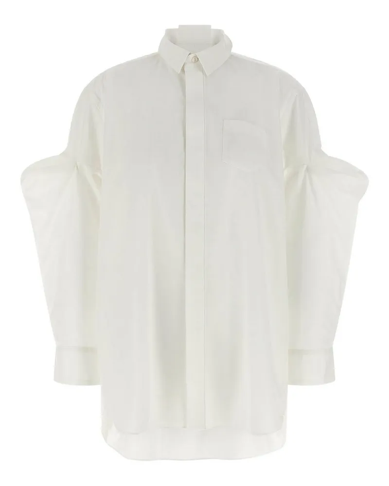 Sacai Hemd - Weiß Weiß