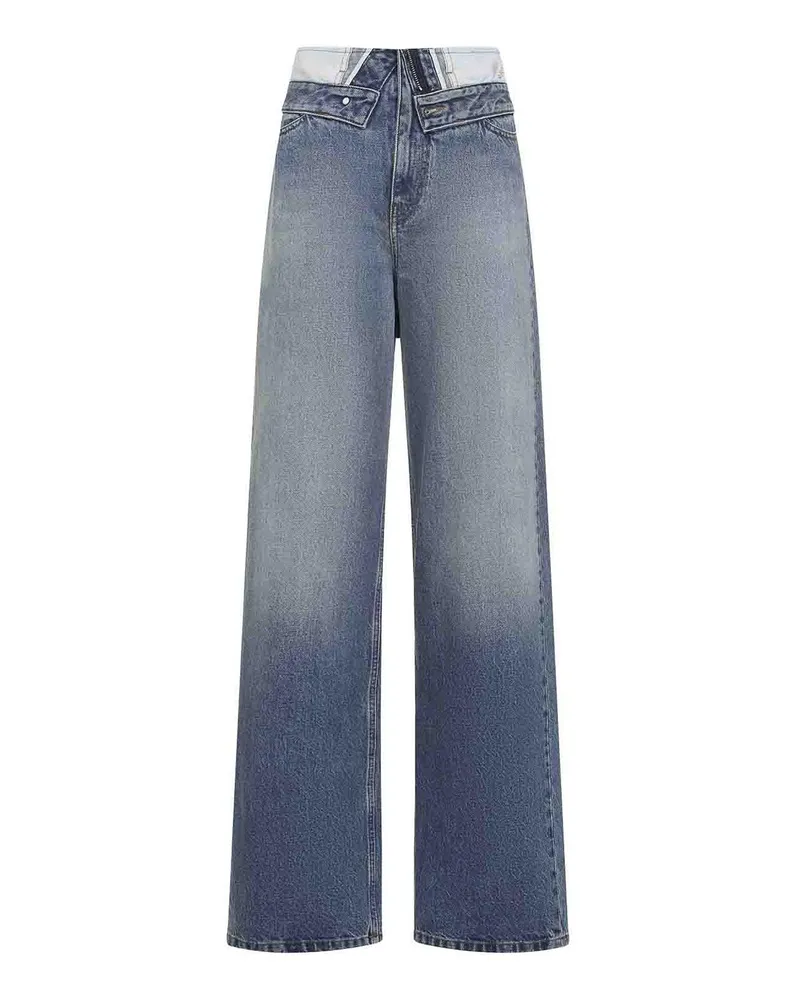 Maison Margiela Straight Leg Jeans - Hellblau Hellblau