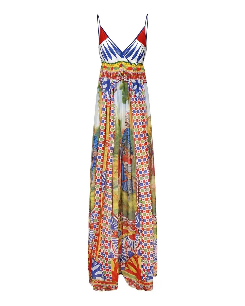 Dolce & Gabbana Knielanges Kleid - Bunt Bunt