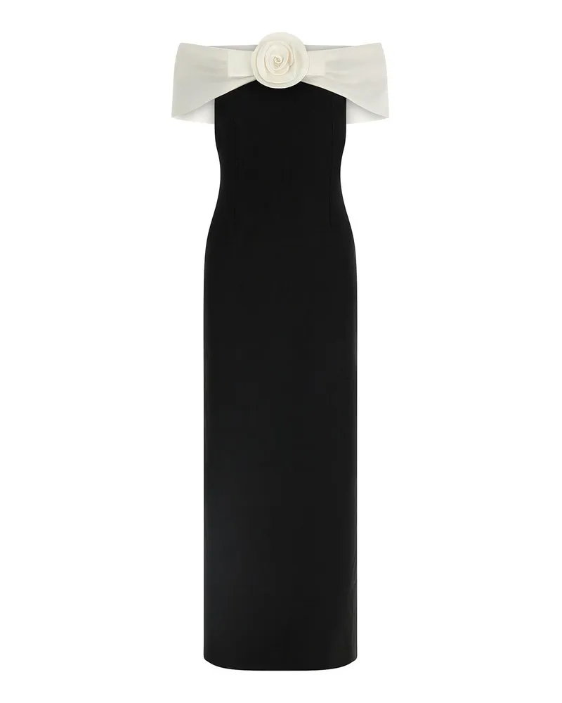 Self-Portrait Maxikleid - Weiß Weiß