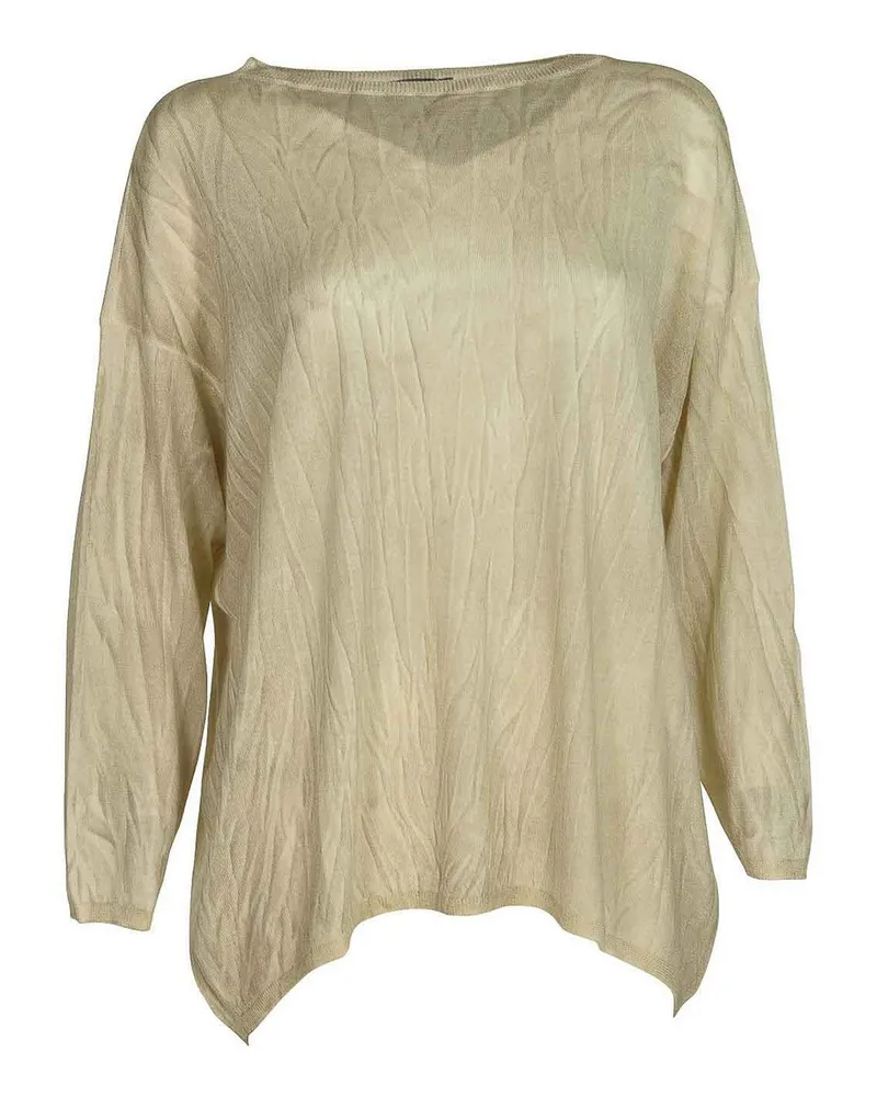 Avant Toi Rundhalspullover - Beige Beige