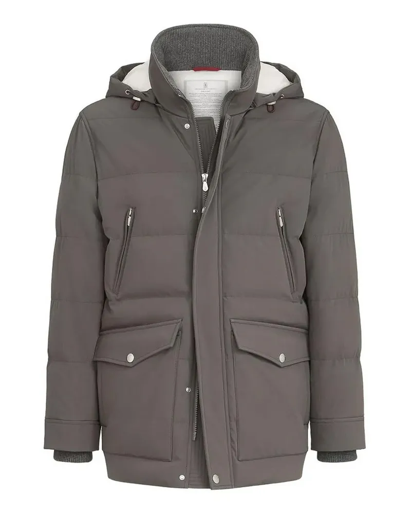 Brunello Cucinelli Daunenjacke - Grau Grau