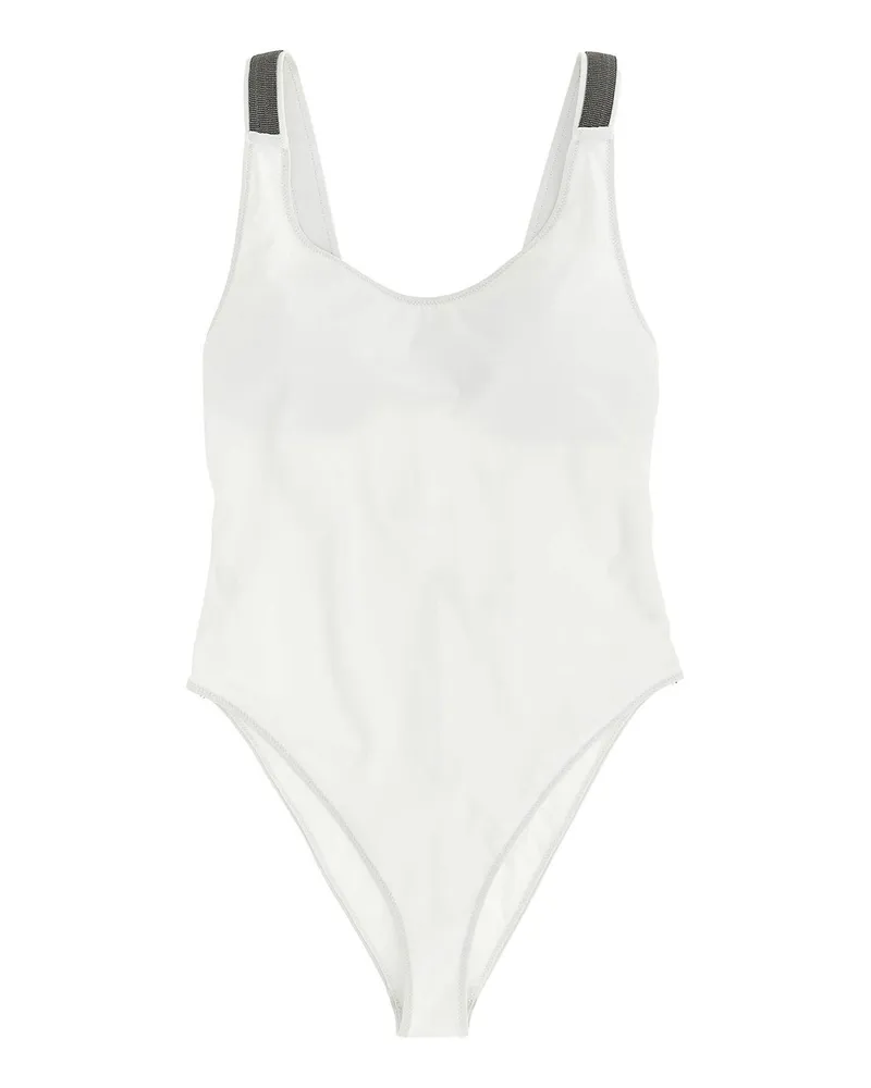 Brunello Cucinelli Badeanzug - Weiß Weiß