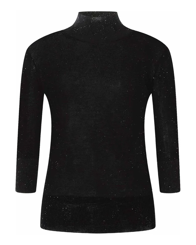 Genny Rollkragenpullover - Schwarz Schwarz