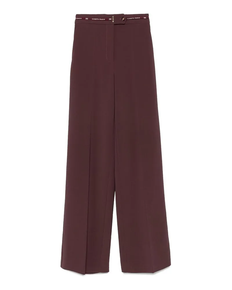 Elisabetta Franchi Casual Hose - Dunkelrot Dunkelrot