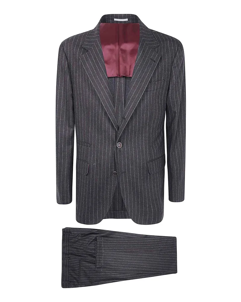 Brunello Cucinelli Eleganter Anzug - Grau Grau